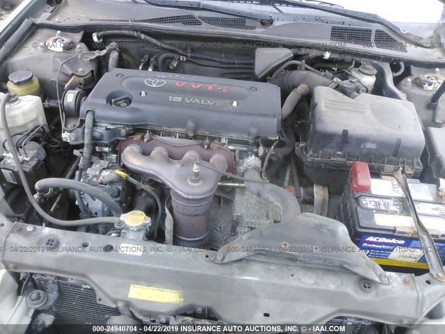 4T1BE32K35U509389 - 2005 TOYOTA CAMRY LE/XLE/SE GRAY photo 10