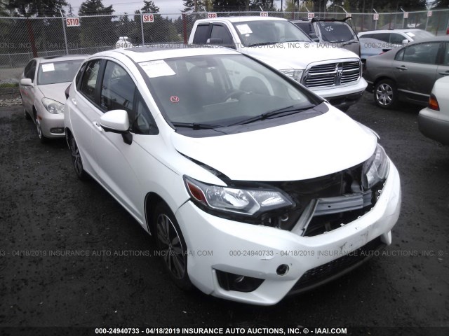 JHMGK5H77GS012554 - 2016 HONDA FIT EX/EXL WHITE photo 1