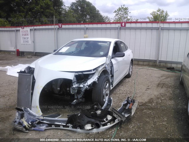 1G1ZB5ST7JF103333 - 2018 CHEVROLET MALIBU LS WHITE photo 6