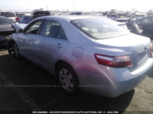 4T1BE46K38U784328 - 2008 TOYOTA CAMRY CE/LE/XLE/SE 蓝色 照片 3