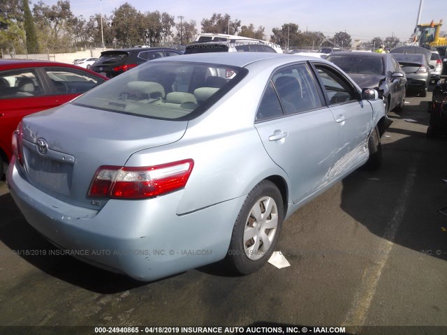 4T1BE46K38U784328 - 2008 TOYOTA CAMRY CE/LE/XLE/SE 蓝色 照片 4