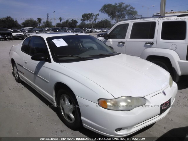 2G1WX15K719169325 - 2001 CHEVROLET MONTE CARLO SS 白色 照片 1