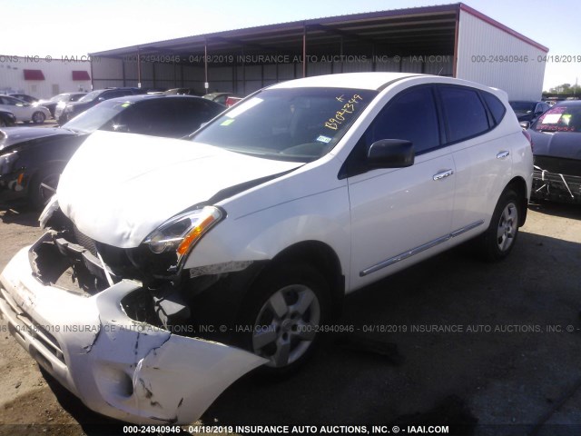 JN8AS5MT3BW178991 - 2011 NISSAN ROGUE S/SV/KROM WHITE photo 2