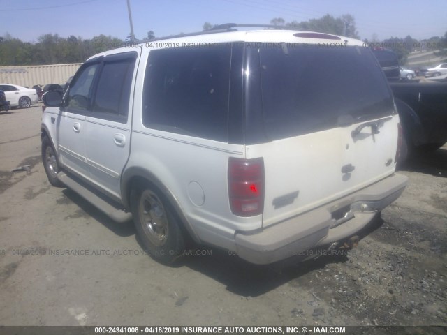 1FMRU17LX2LA08122 - 2002 FORD EXPEDITION EDDIE BAUER WHITE photo 3