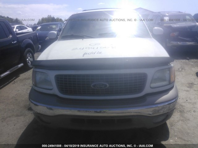 1FMRU17LX2LA08122 - 2002 FORD EXPEDITION EDDIE BAUER WHITE photo 6