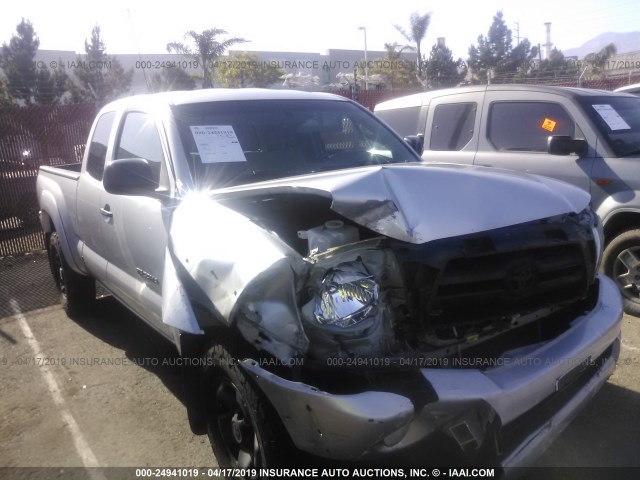 5TEUU42N08Z548890 - 2008 TOYOTA TACOMA ACCESS CAB ვერცხლისფერი ფოტო 1