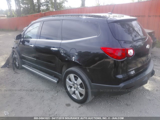 1GNER33D69S122852 - 2009 CHEVROLET TRAVERSE LTZ BLACK photo 3