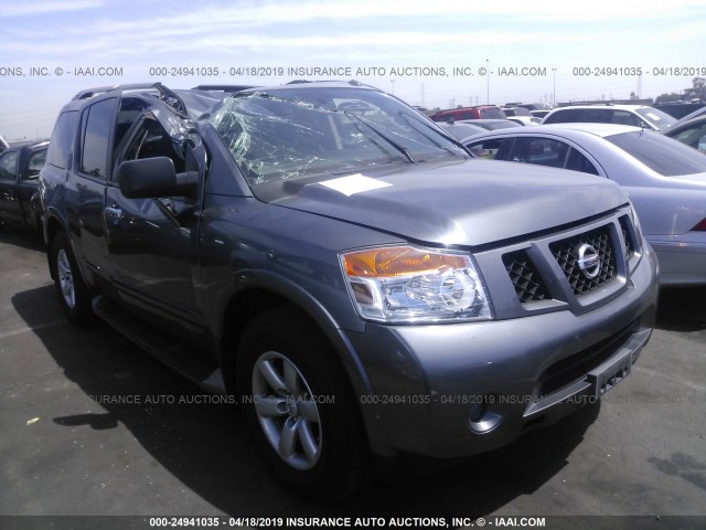 5N1AA0ND6DN610051 - 2013 NISSAN ARMADA SV/SL/PLATINUM GRAY photo 1