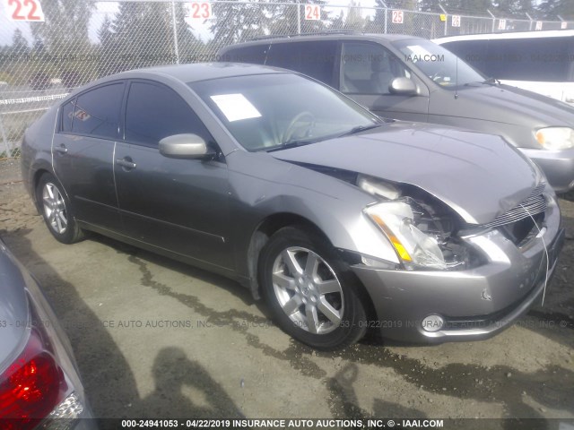 1N4BA41E44C870335 - 2004 NISSAN MAXIMA SE/SL GRAY photo 1