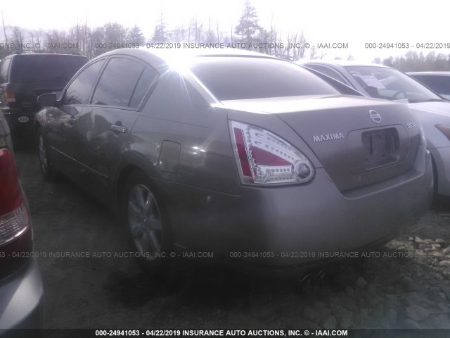 1N4BA41E44C870335 - 2004 NISSAN MAXIMA SE/SL GRAY photo 3