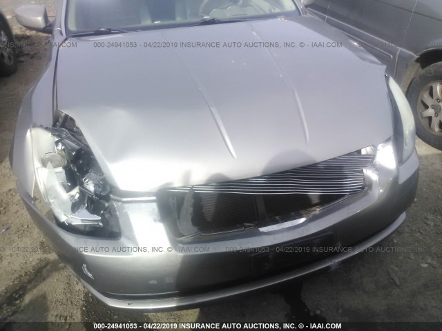 1N4BA41E44C870335 - 2004 NISSAN MAXIMA SE/SL GRAY photo 6