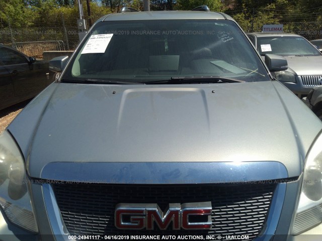 1GKER33798J253589 - 2008 GMC ACADIA SLT-2 Light Blue photo 6