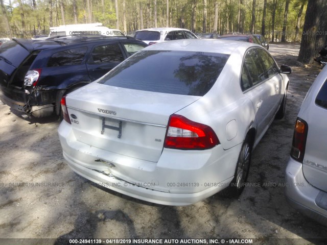 YV1AS982871027874 - 2007 VOLVO S80 3.2 WHITE photo 4