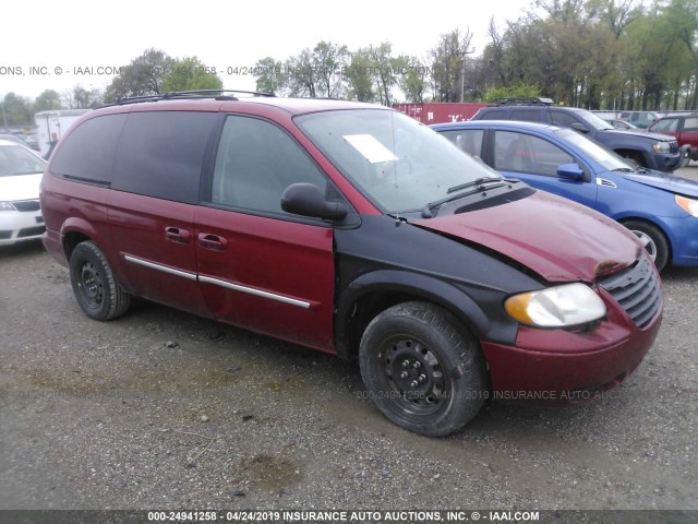 2A4GP54L96R802891 - 2006 CHRYSLER TOWN & COUNTRY TOURING MAROON photo 1