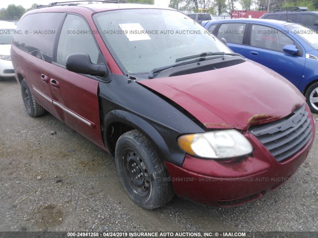 2A4GP54L96R802891 - 2006 CHRYSLER TOWN & COUNTRY TOURING MAROON photo 6
