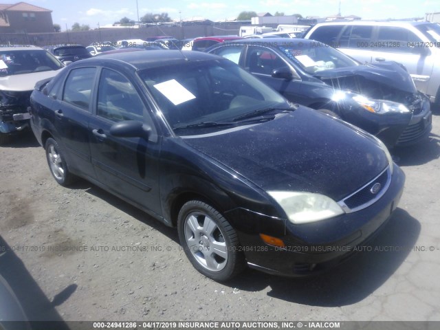 1FAHP34N57W365695 - 2007 FORD FOCUS ZX4/S/SE/SES BLACK photo 1