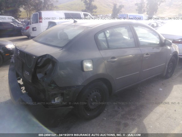 3N1AB61E47L682389 - 2007 NISSAN SENTRA 2.0/2.0S/2.0SL GRAY photo 4