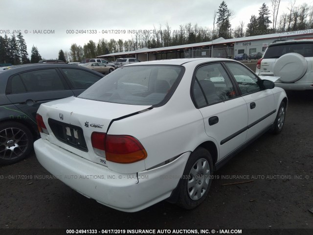 2HGEJ662XWH511297 - 1998 HONDA CIVIC DX WHITE photo 4