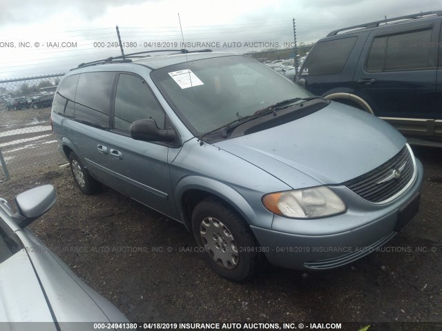 2C4GP44R04R569470 - 2004 CHRYSLER TOWN & COUNTRY LX Light Blue photo 1