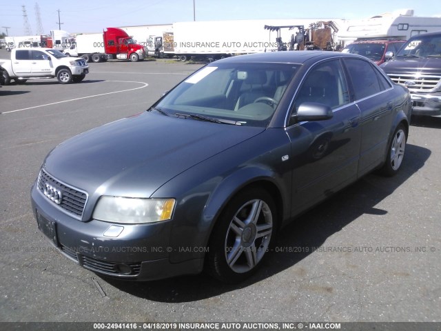 WAULT58E35A023644 - 2005 AUDI A4 3.0 QUATTRO/SPECIAL GRAY photo 2