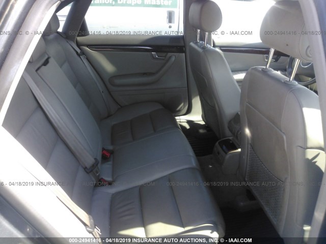 WAULT58E35A023644 - 2005 AUDI A4 3.0 QUATTRO/SPECIAL GRAY photo 8