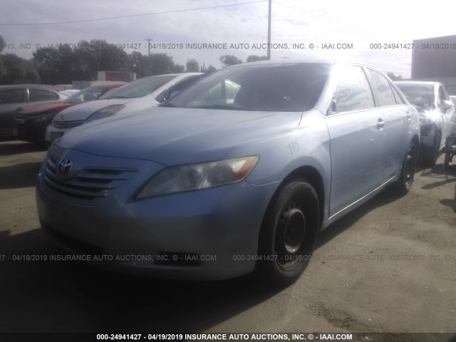 4T1BE46K67U712909 - 2007 TOYOTA CAMRY NEW GENERAT CE/LE/XLE/SE Light Blue photo 2