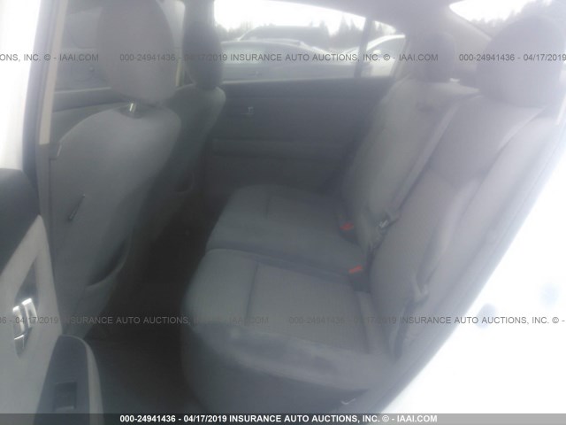 3N1AB61E68L659116 - 2008 NISSAN SENTRA 2.0/2.0S/2.0SL WHITE photo 8