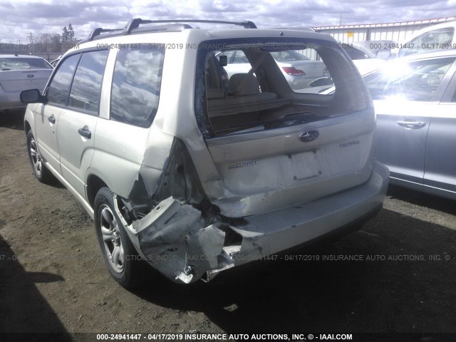 JF1SG63646H742909 - 2006 SUBARU FORESTER 2.5X SILVER photo 6