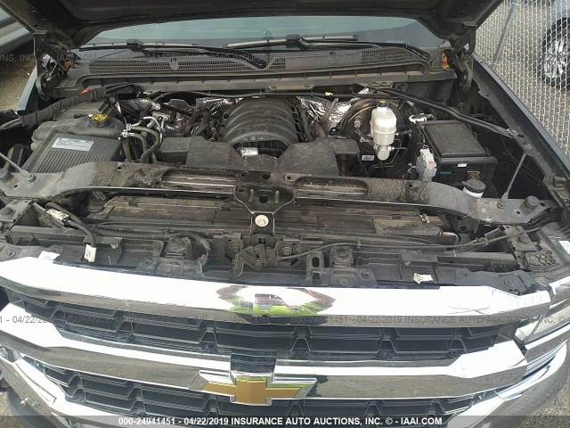 3GCUKREC6HG124610 - 2017 CHEVROLET SILVERADO K1500 LT BLACK photo 10