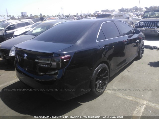 4T1BF1FK9EU333038 - 2014 TOYOTA CAMRY L/SE/LE/XLE 黑色 照片 4