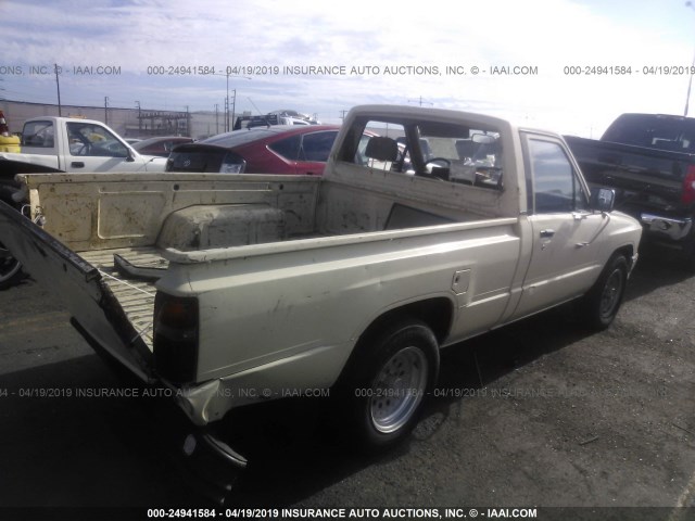 JT4RN50R8G0211090 - 1986 TOYOTA PICKUP 1/2 TON RN50 TAN photo 4