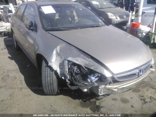 1HGCM66896A044889 - 2006 HONDA ACCORD EX GOLD photo 6