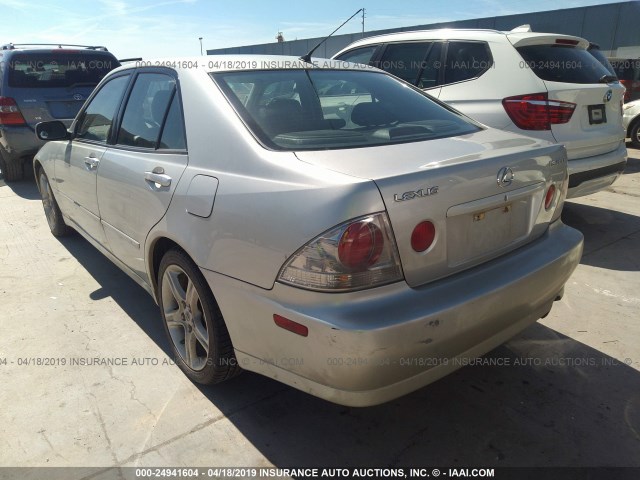 JTHBD182610017961 - 2001 LEXUS IS 300 SILVER photo 3