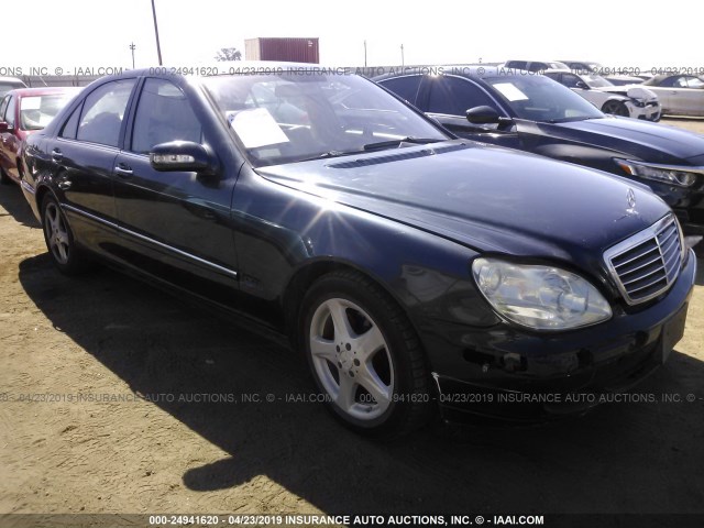 WDBNG75J35A451337 - 2005 MERCEDES-BENZ S 500 Dark Blue photo 1