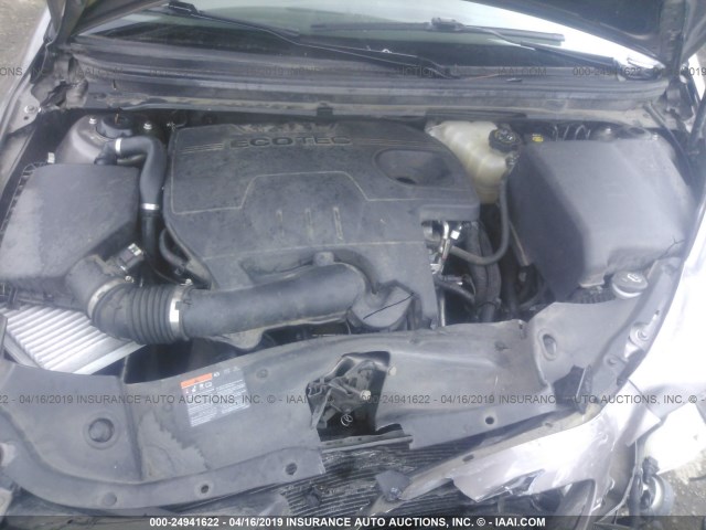 1G1ZC5E09CF304619 - 2012 CHEVROLET MALIBU 1LT 棕色 照片 10