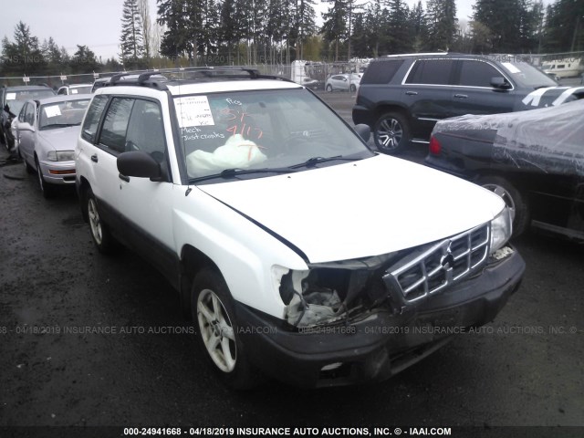 JF1SF6558WG702149 - 1998 SUBARU FORESTER S WHITE photo 1