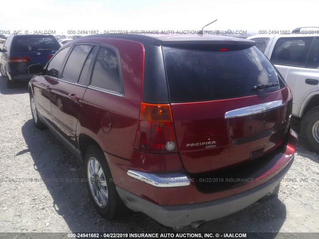 2A8GM68XX7R363311 - 2007 CHRYSLER PACIFICA TOURING RED photo 3