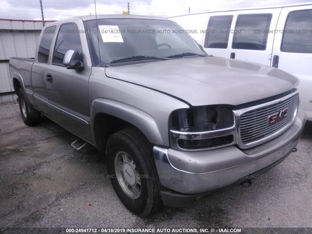 2GTEK19T021114459 - 2002 GMC NEW SIERRA K1500 BEIGE photo 1