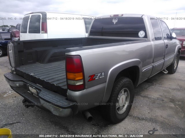 2GTEK19T021114459 - 2002 GMC NEW SIERRA K1500 BEIGE photo 4