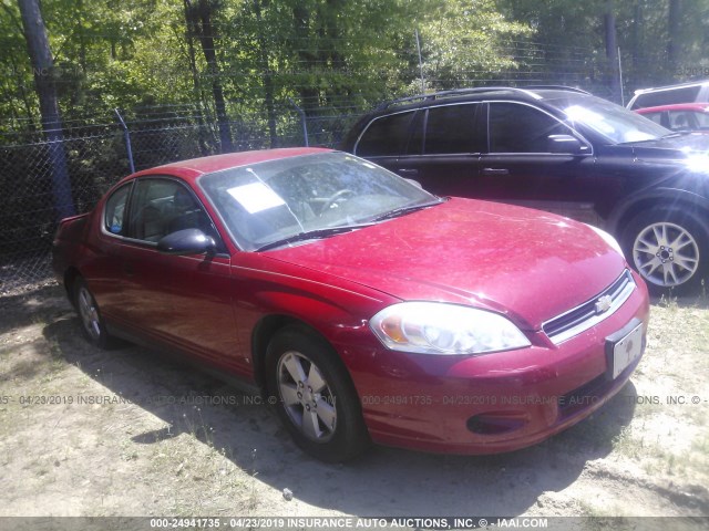 2G1WJ15K479145641 - 2007 CHEVROLET MONTE CARLO LS Rot Foto 1