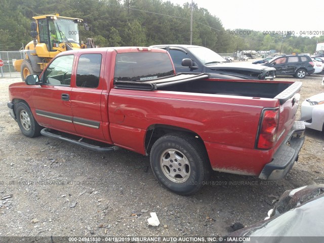 2GCEC19V141178642 - 2004 CHEVROLET SILVERADO C1500 RED photo 3