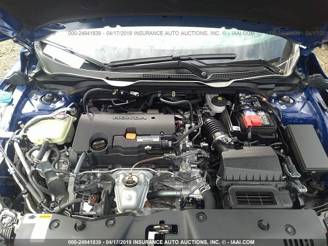 2HGFC4B88KH301756 - 2019 HONDA CIVIC SPORT 蓝色 照片 10