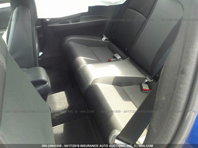 2HGFC4B88KH301756 - 2019 HONDA CIVIC SPORT 蓝色 照片 8