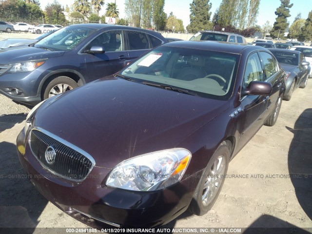 1G4HD57268U132434 - 2008 BUICK LUCERNE CXL PURPLE photo 2