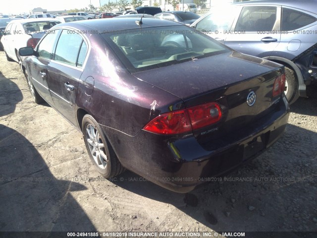 1G4HD57268U132434 - 2008 BUICK LUCERNE CXL PURPLE photo 3