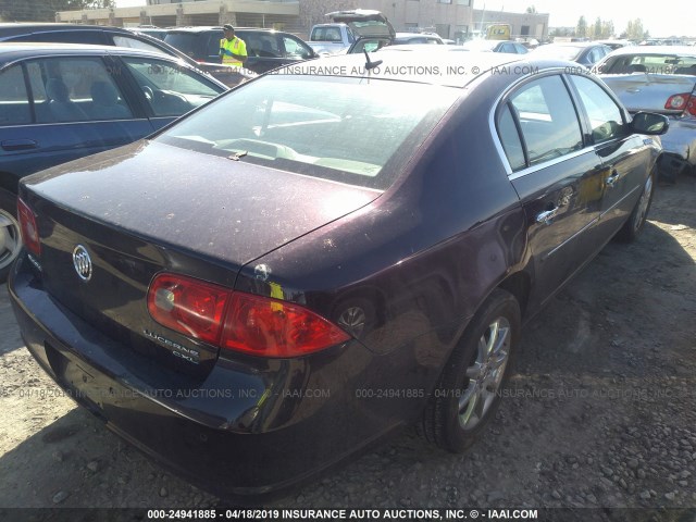 1G4HD57268U132434 - 2008 BUICK LUCERNE CXL PURPLE photo 4