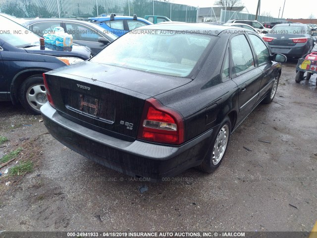 YV1TS94D3Y1109917 - 2000 VOLVO S80 BLACK photo 4