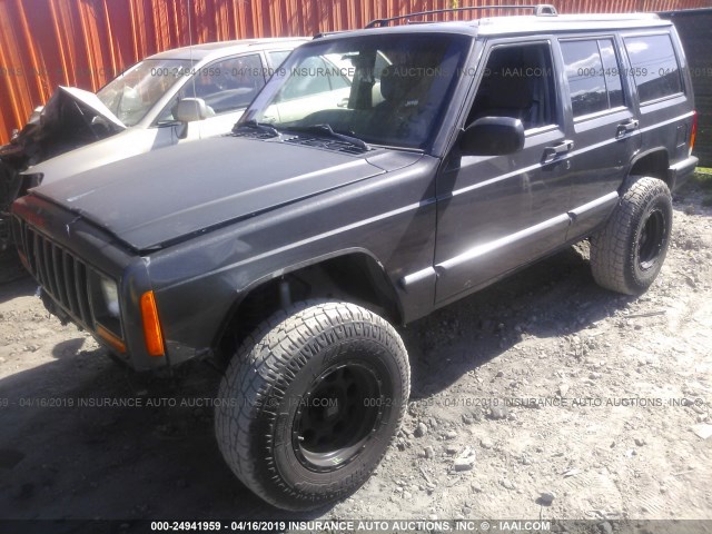 1J4FJ68S6WL187665 - 1998 JEEP CHEROKEE SPORT/CLASSIC ნაცრისფერი ფოტო 2