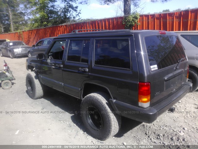 1J4FJ68S6WL187665 - 1998 JEEP CHEROKEE SPORT/CLASSIC ნაცრისფერი ფოტო 3