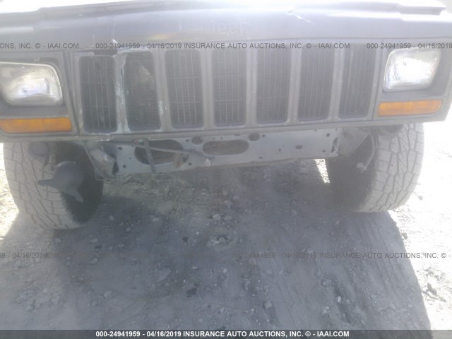 1J4FJ68S6WL187665 - 1998 JEEP CHEROKEE SPORT/CLASSIC ნაცრისფერი ფოტო 6